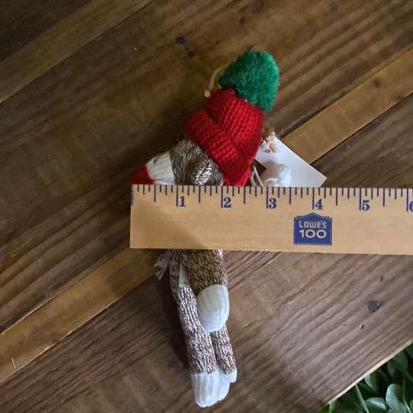 Pottery Barn Hanging Around for the Holidays Classic Sock Monkey Ornament 🐵 - Picture 15 of 16